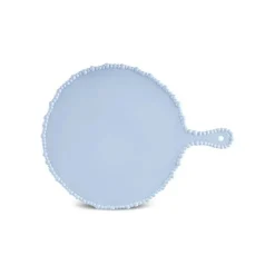 Karaca Speiseteller-Perla Runde Käseplatte aus Melamin, 42 cm, Blau