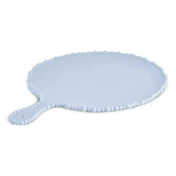 Karaca Speiseteller-Perla Runde Käseplatte aus Melamin, 42 cm, Blau