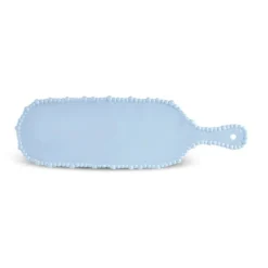 Karaca Speiseteller-Perla Servierplatte aus Melamin, 43 cm, Hellblau