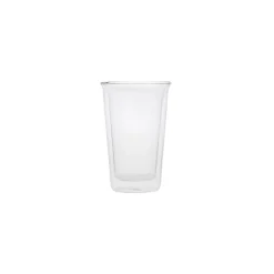Karaca Wasserglas-Pia Doppelwandiges Latte Glas 350 ml Klar