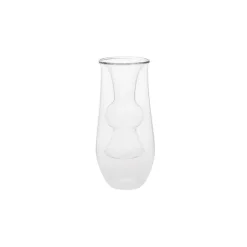 Karaca Wasserglas-Pia Doppelwandiges Cocktailglas 160 ml Klar
