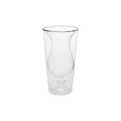 Karaca Wasserglas-Pia Doppelwandiges Latte Glas 300 ml Klar