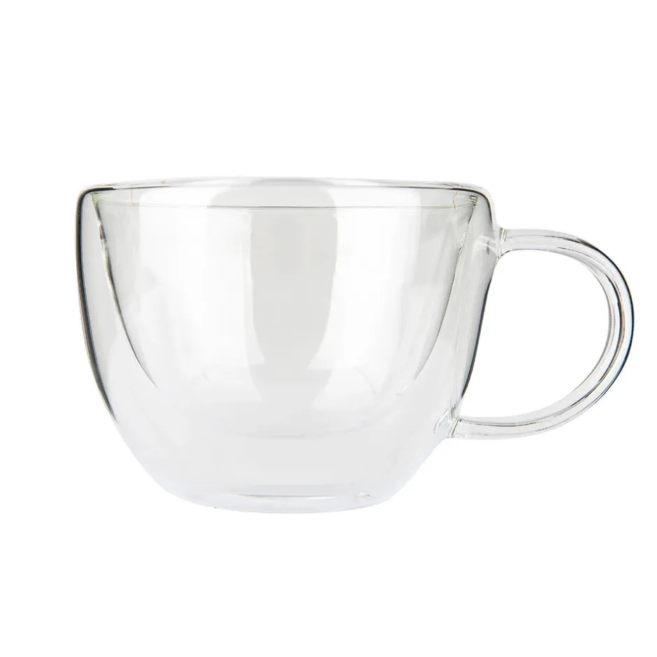 Karaca Mokka & Espressotassen Set-Pia Kaffeetasse Oval 100 ml Klar