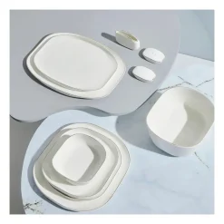 Karaca Tafelservice Für 12 Personen-Plato für 12 Personen Geschirrset, 59 Teilig, New Generation Bone Gold