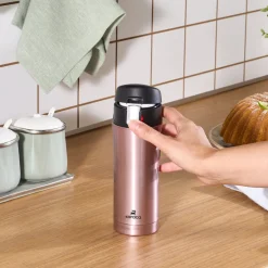 Karaca Thermoskannen-Pluton, Thermosflasche, 350ML, Roségold