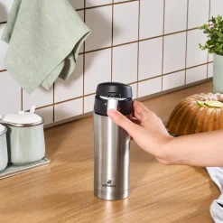 Karaca Thermoskannen-Pluton, Thermosflasche, 350ML, Inox