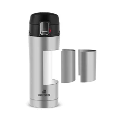 Karaca Thermoskannen-Pluton, Thermosflasche, 350ML, Inox