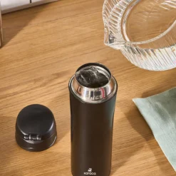 Karaca Thermoskannen-Pluton, Thermosflasche, 450ML, Schwarz