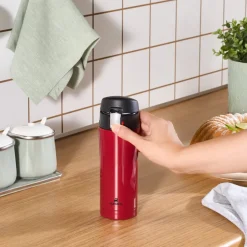 Karaca Thermoskannen-Pluton, Thermosflasche, 350ML, Rot