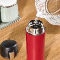 Karaca Thermoskannen-Pluton, Thermosflasche, 350ML, Rot