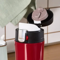 Karaca Thermoskannen-Pluton, Thermosflasche, 350ML, Rot