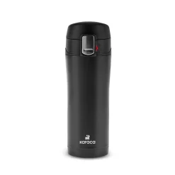 Karaca Thermoskannen-Pluton, Thermosflasche, 350ML, Schwarz