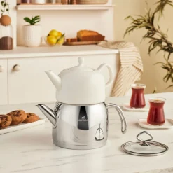 Karaca Teekannen-Pocelinox Porzellan Teekannen Set