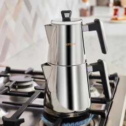 Karaca Teekannen-PowerSteel Pro 316+ Space Teekanne Medium Schwarz01