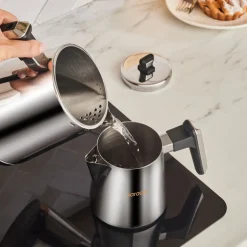 Karaca Teekannen-PowerSteel Pro 316+ Space Teekanne Medium Schwarz01