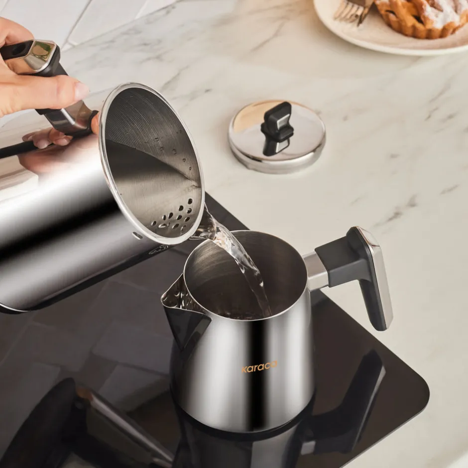 Karaca Teekannen-PowerSteel Pro 316+ Space Teekanne Medium Schwarz01