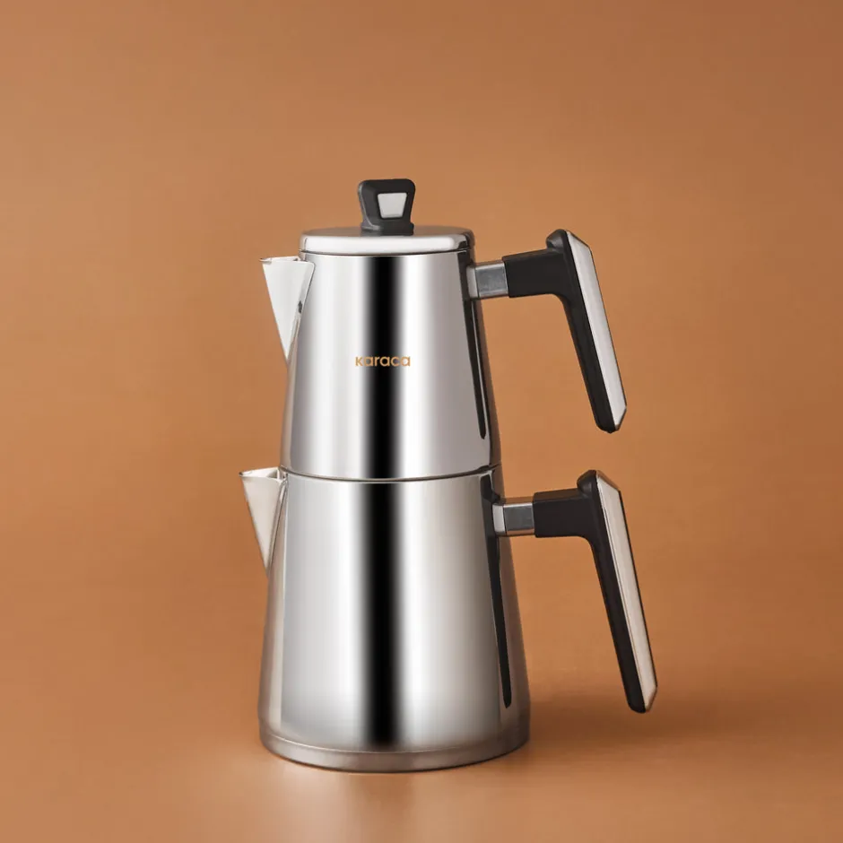 Karaca Teekannen-PowerSteel Pro 316+ Space Teekanne Medium Schwarz01