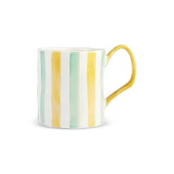 Karaca Mugs & Kaffeebecher-Primavera Streifen Tasse Multıfarben