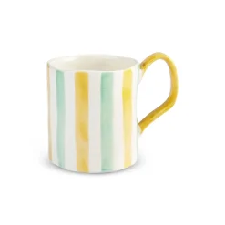 Karaca Mugs & Kaffeebecher-Primavera Streifen Tasse Multıfarben