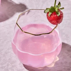 Karaca Gläser-Sets-Priscilla Glas Set für 6 Personen, , 380 ml Gold