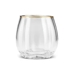 Karaca Gläser-Sets-Priscilla Glas Set für 6 Personen, , 380 ml Gold