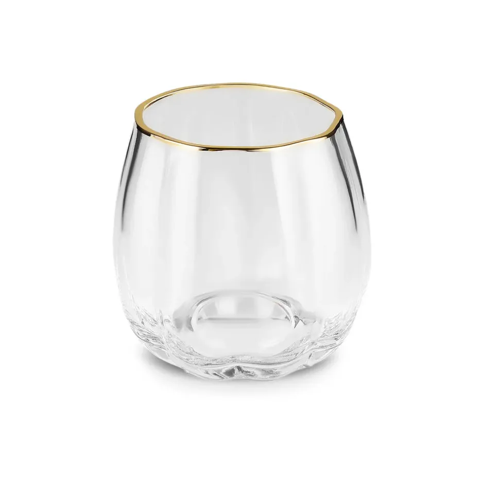 Karaca Gläser-Sets-Priscilla Glas Set für 6 Personen, , 380 ml Gold