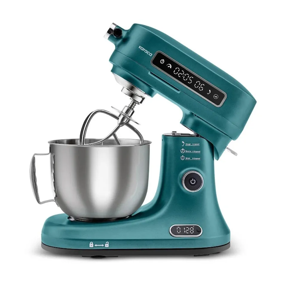 Karaca Küchenchef-Pro Artisan Küchenmaschine mit Timer- und Waagenfunktion – Quetzal Green Quetzal Grün
