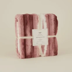 Karaca Decken-Rabbit Powder Sherpa Decke 130x150 Pudra
