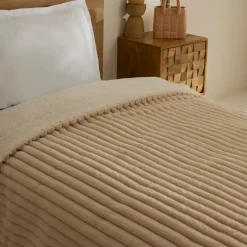 Karaca Decken-Rabbit Sher Einzelbettdecke Beige Beıge