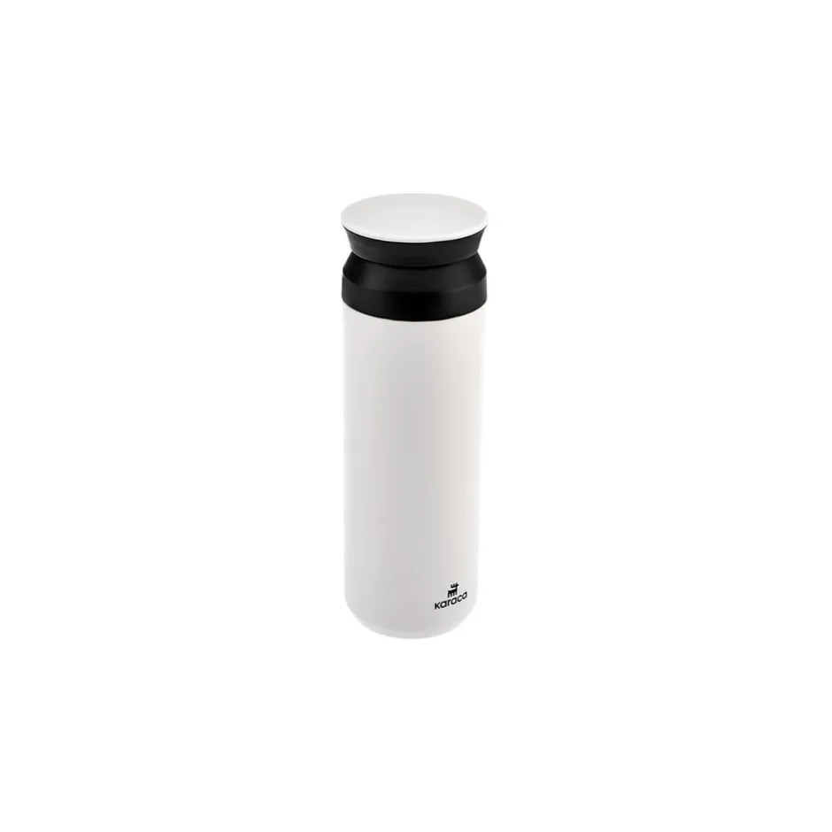 Karaca Thermoskannen-Rainbow Steel Auslaufsichere Thermoskanne 350 Ml Creme Creme01