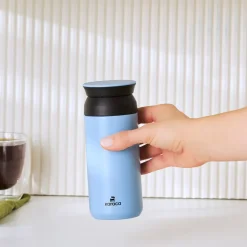 Karaca Thermoskannen-Rainbow Steel Auslaufsichere Thermoskanne 350 Ml Blau Blau01