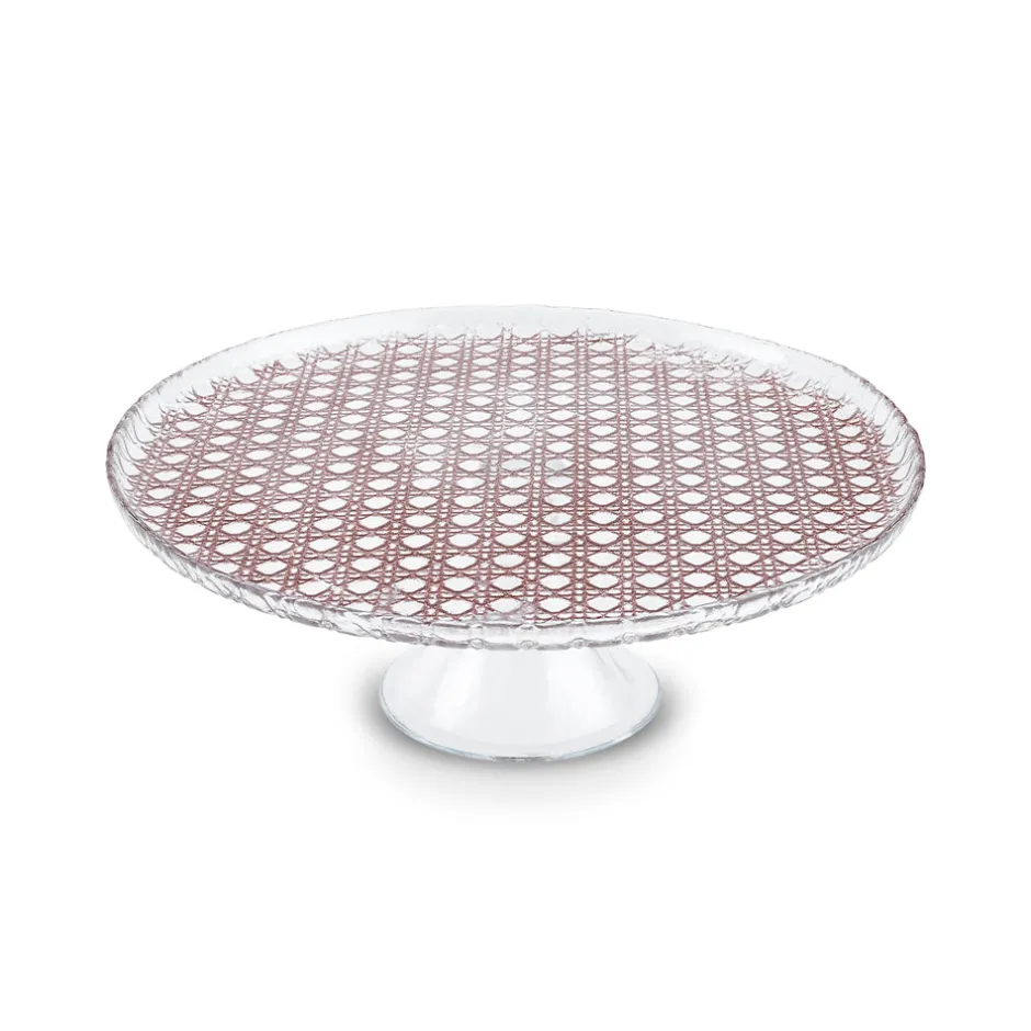 Karaca Kuchenplatte-Rattan Grau-Glitzer 7-teiliges Kuchenset Gri