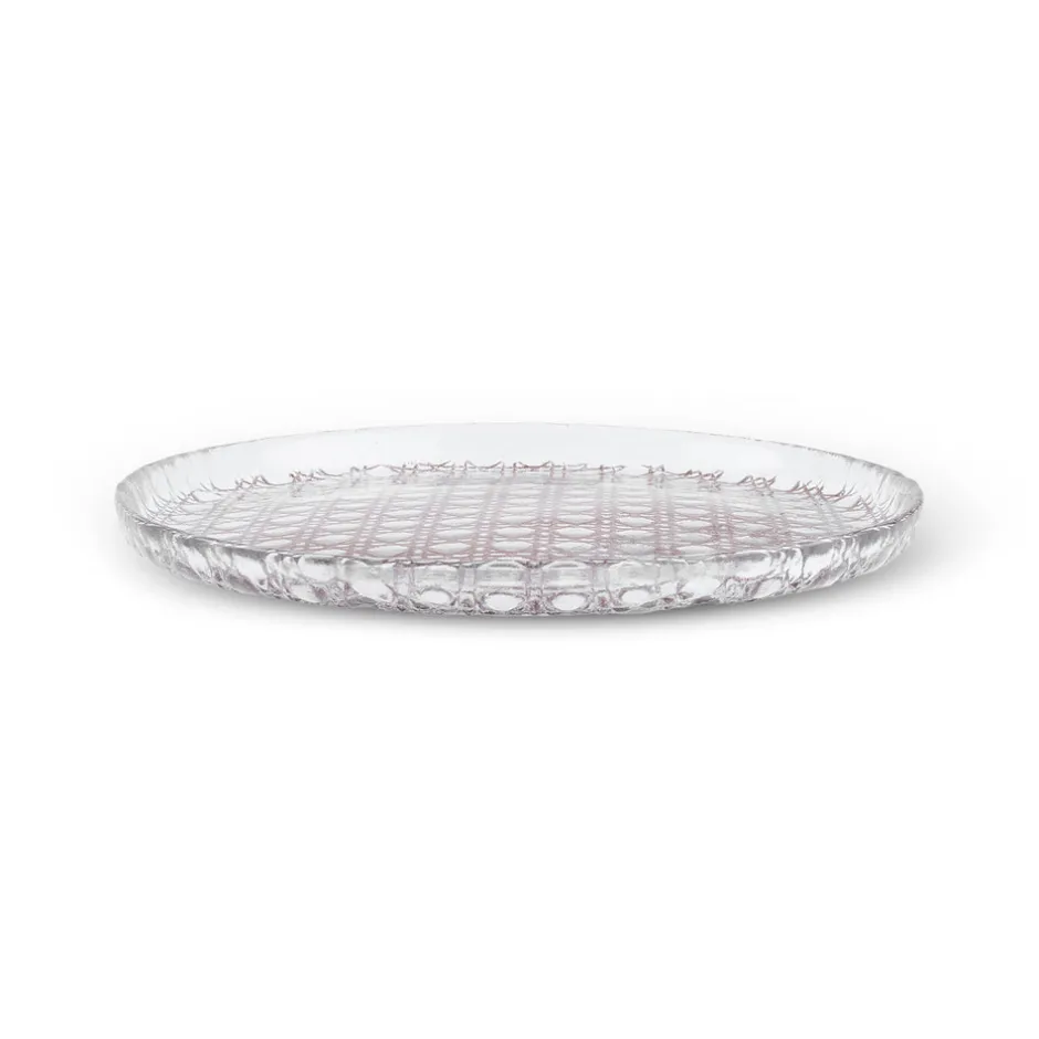 Karaca Kuchenplatte-Rattan Grau-Glitzer 7-teiliges Kuchenset Gri