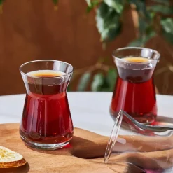 Karaca Teegläser Sets-İrem 6 Stück Teetassen Set Klar