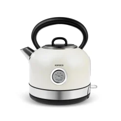 Karaca Wasserkocher-Retro 2202 Wasserkocher 2200W Creme