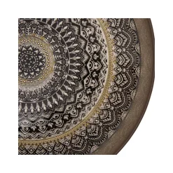 Karaca Dekoratives Tablett-Rihanna Dekoratives Tablett 28cm schwarz Schwarz01