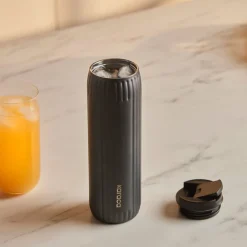 Karaca Thermoskannen-Rimo Auslaufsicherer Edelstahl-Thermos 600 ml Anthrazit