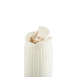 Karaca Thermoskannen-Rimo Auslaufsicherer Edelstahl-Thermos 600 ml Creme