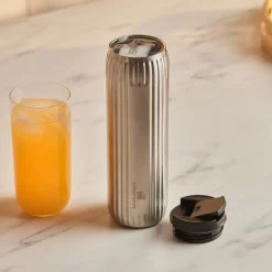 Karaca Thermoskannen-Rimo Auslaufsicherer Edelstahl-Thermos 600 ml Inox