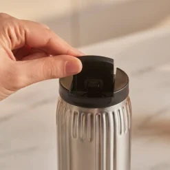 Karaca Thermoskannen-Rimo Auslaufsicherer Edelstahl-Thermos 600 ml Inox