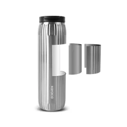 Karaca Thermoskannen-Rimo Auslaufsicherer Edelstahl-Thermos 600 ml Inox