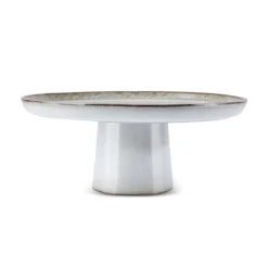 Karaca Kuchenplatte-Rixton Keramische Tortenplatte, 30,5 cm, Beige Beıge01