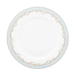 Karaca Tafelservice Für 12 Personen-Rocco 56 Teilig New Generation Bone Geschirrset für 12 Personen Blau01