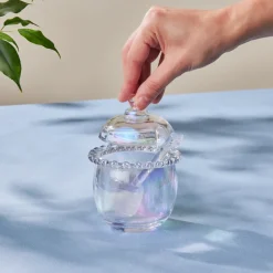 Karaca Frühstücksgeschirr|Einzelprodukte-Rory Honigtopf, 9 cm Glanz