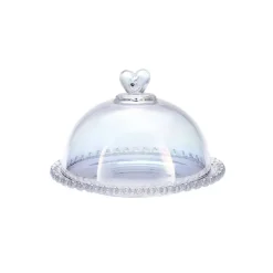 Karaca Tortenplatte Servierteller Set-Rory Kuchenfächer, 19 cm Glanz