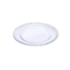 Karaca Frühstücksgeschirr|Kuchenplatte-Rory Kuchenteller, Glas, 19 cm Glanz