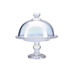 Karaca Tortenplatte Servierteller Set-Rory Steh Kuchenständer, 19 cm Glanz