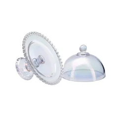 Karaca Tortenplatte Servierteller Set-Rory Steh Kuchenständer, 19 cm Glanz