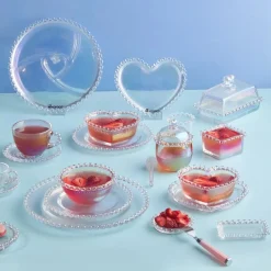 Karaca Tortenplatte Servierteller Set-Rory Steh Kuchenständer, 19 cm Glanz