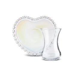 Karaca Teegläser Sets-Rory 12-teiliges Glas Türkisches Teeset für 6 Personen, 14 cm Renksiz